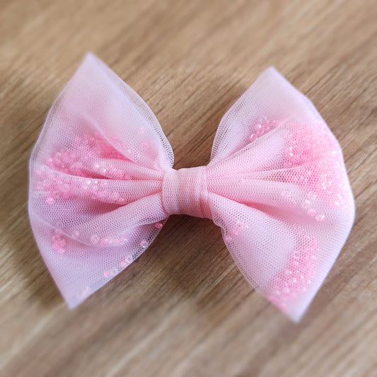 Barbie Pearls Pink Bow With Fillings