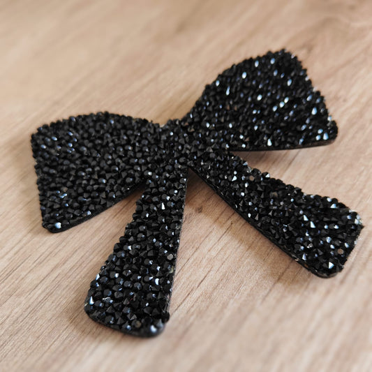 Black Beauty Beaded Bow